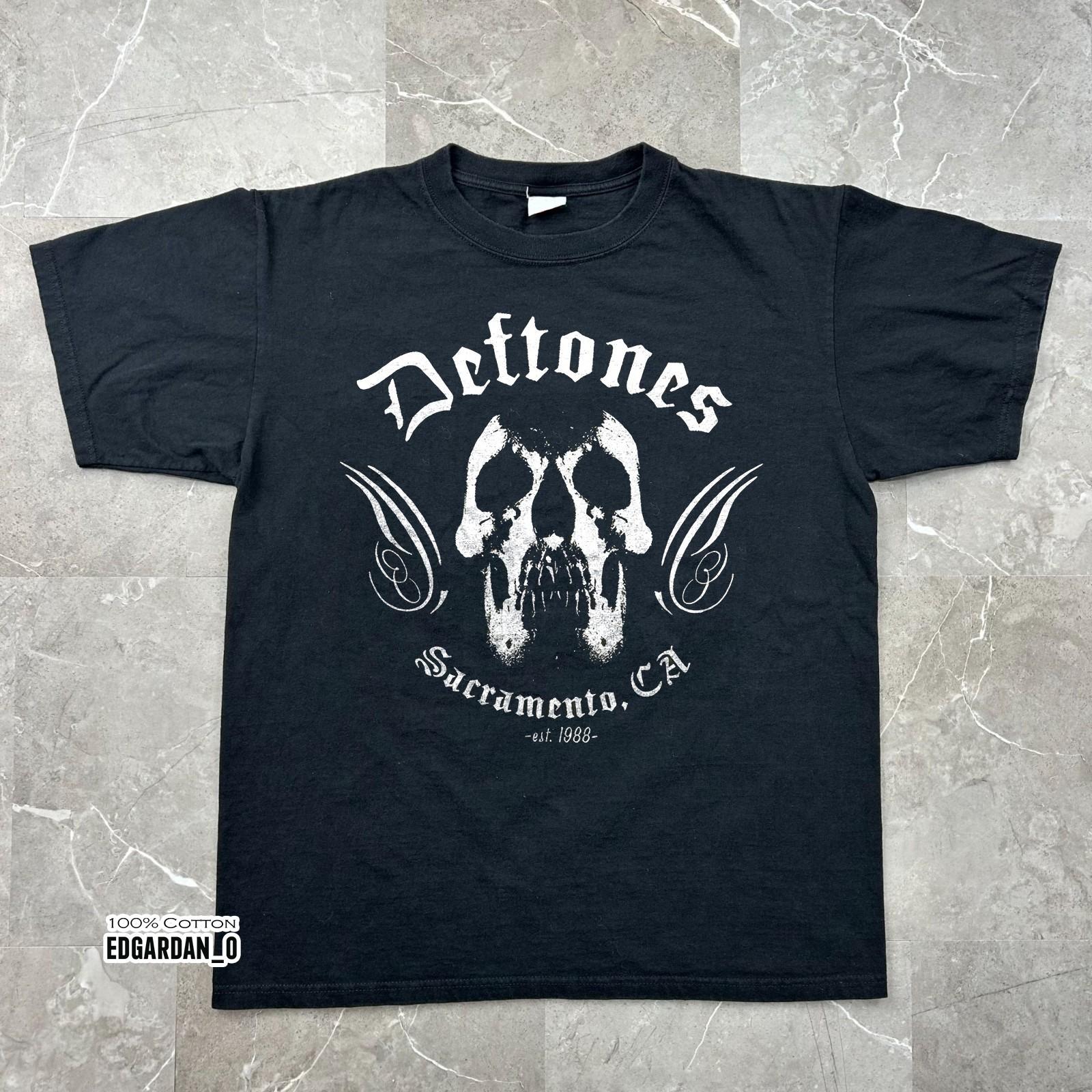 Deftones Sacramento California 1988 Black Unisex T-shirt Size S-5XL XL