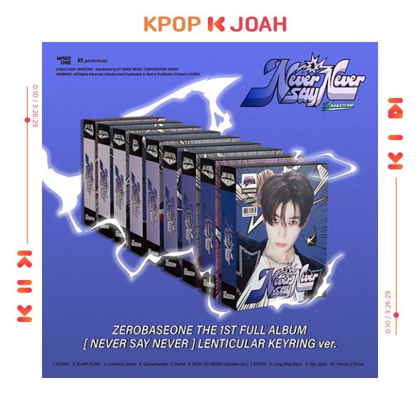 (LENTICULAR KEYRING Ver.) ZB1 (ZEROBASEONE) [NEVER SAY NEVER] 1st Full Album