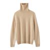 Women's High Neck Cashmere Sweater - Thick, Soft, and Versatile Knitwear for Autumn/Winter