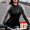 1 Giacca da Moto da Donna con Flusso d'Aria e Protezioni Morbide su Spalle, Gomiti e Vita