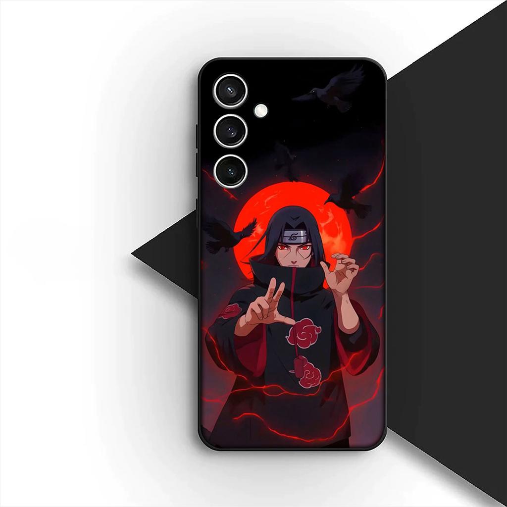 Anime Uchiha Itachi Narutos Cover for Samsung Galaxy S10 Lite S8 S9 Plus A33 A34 A31 70 A71 A72 Note 20 9 8 Coque Phone Case