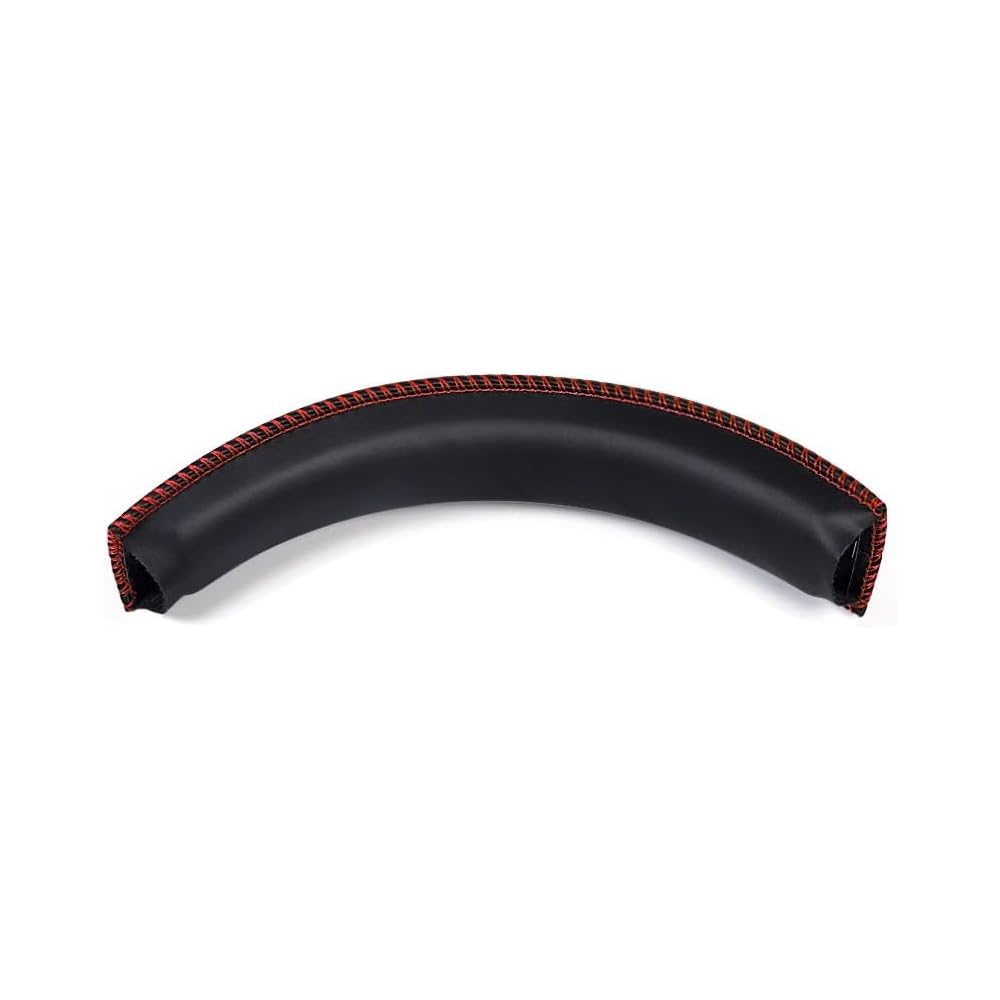 Replacement Headband Cushion Cover for Kingston Cloud Revolver S - Black & Red Headband