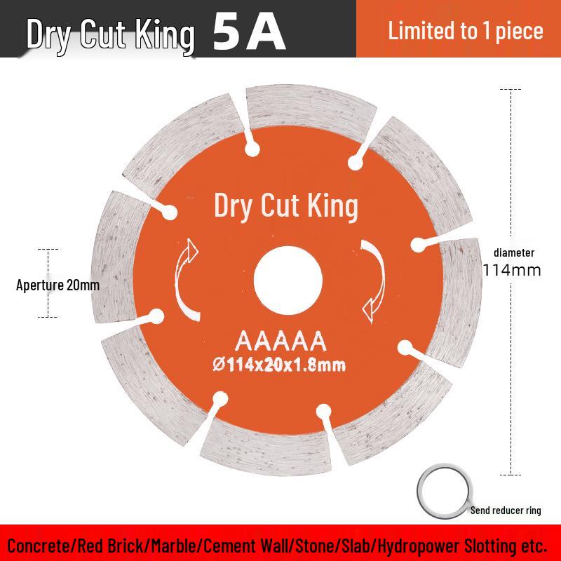 

Angle Grinder Slotting Disc for Concrete, Cement, Stone, Marble - Wall Cutting Saw Blade