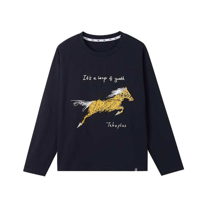 

Piggy Tony Boys Printed Pure Cotton Long Sleeve T-Shirt 190
