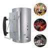 430 Stainless Steel Charcoal Grill Chimney Starter BBQ Chimney Starter Charcoal Fire Starter for BBQ Camping Cooking Tools