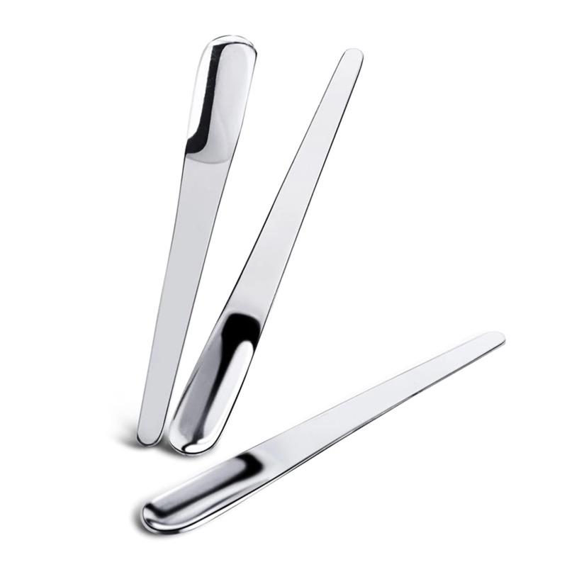 5 Piece Coffee Spoon Stainless Steel Flat Spoon Stirring Bar Spoon Kitchen Gift for Coffee Lover Nice Coffee Accessorie