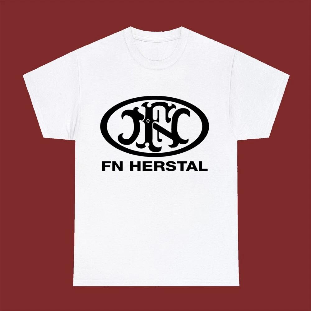 FN Herstal Firearms Guns Men s White Size S-5XL 2XL