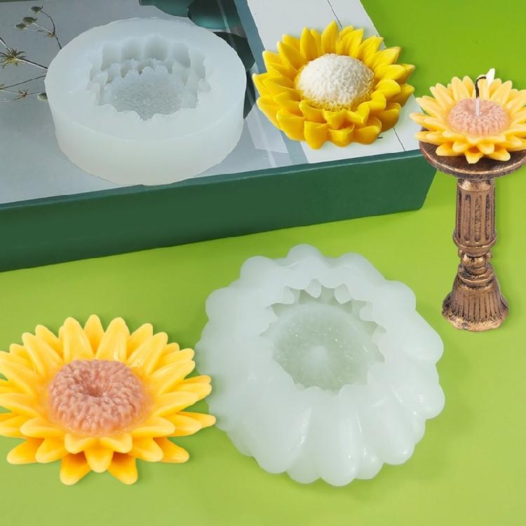 Candle Molds Flowers Silicones Mould Ornament Molds Casting Mould Baking Molds Craft Supplies