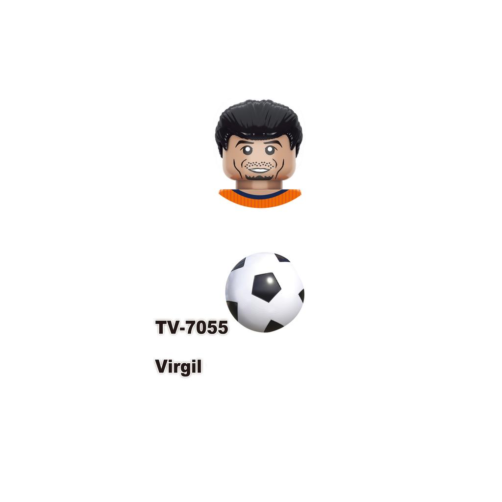 TV6506 TV6507 Action Toy Figures Football Players Assemble Bricks Building Blocks Gifts For Children Kids Small Dolls