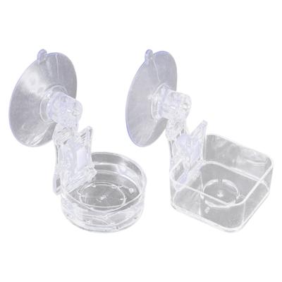 Reptiles Food And Water Dish With Suction Cup Plastic Feeding Bowl For Small Pet Easy To Clean Design Nontoxic Tray