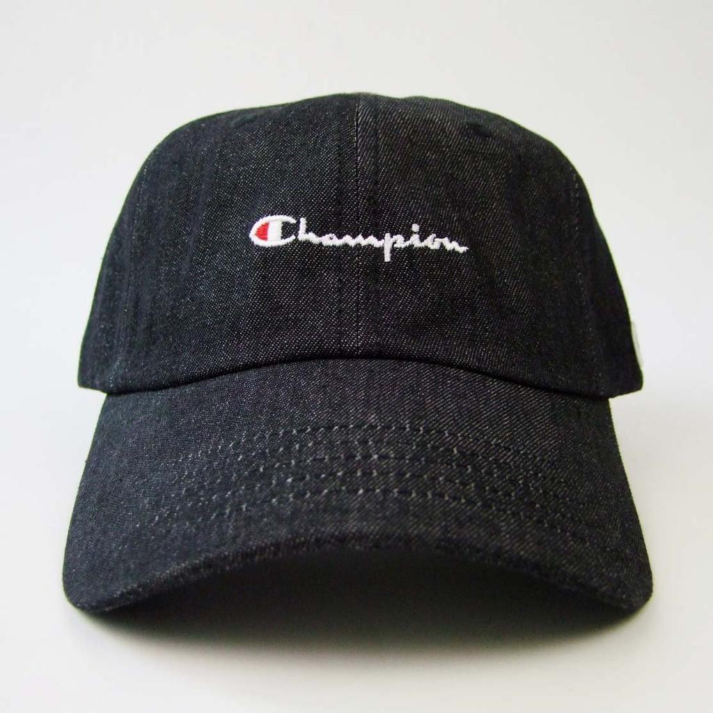 Champion Denim Low Cm [Champion] Cap, Unisex, 381-0136, Black, 57.0-59.0