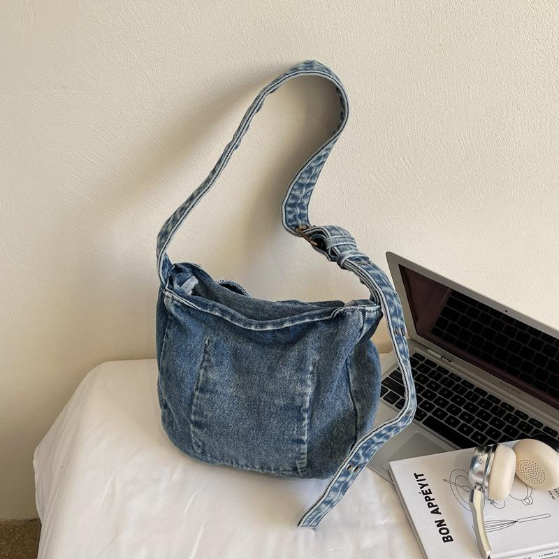 Denim Bag Women's Crossbody Bag Commuter Large Capacity Shoulder Bag