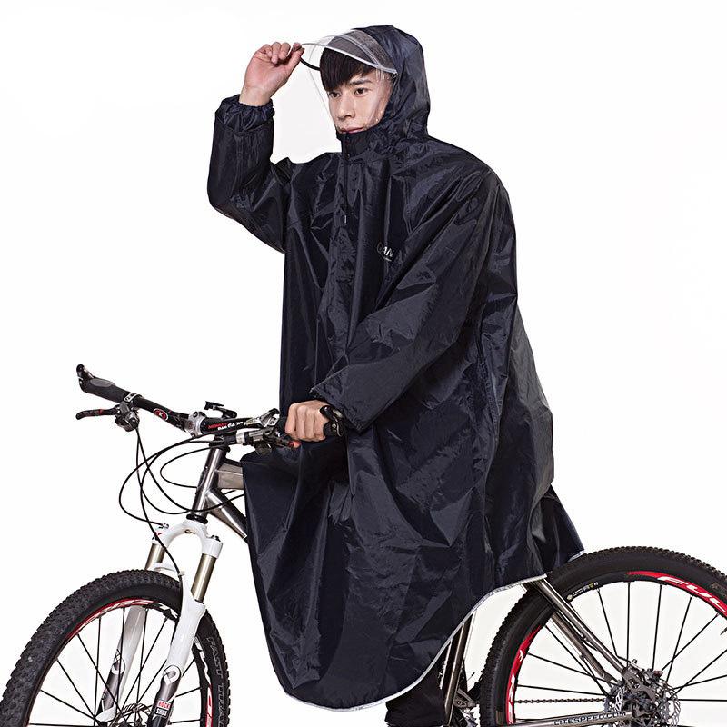 Bike Outdoor Cycling Raincoat Bicycle Rain Cape Poncho Coat Rainproof Waterproof