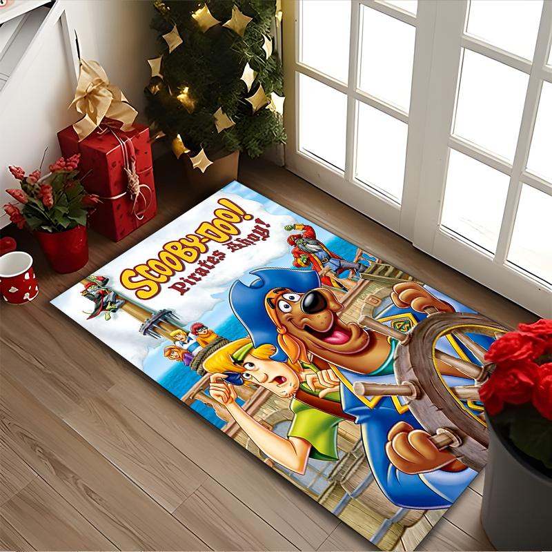 1pc SCOOBY-DOO Printed Chair Rug for Home Office Use, Living Room Kitchen Game Room Area Carpet