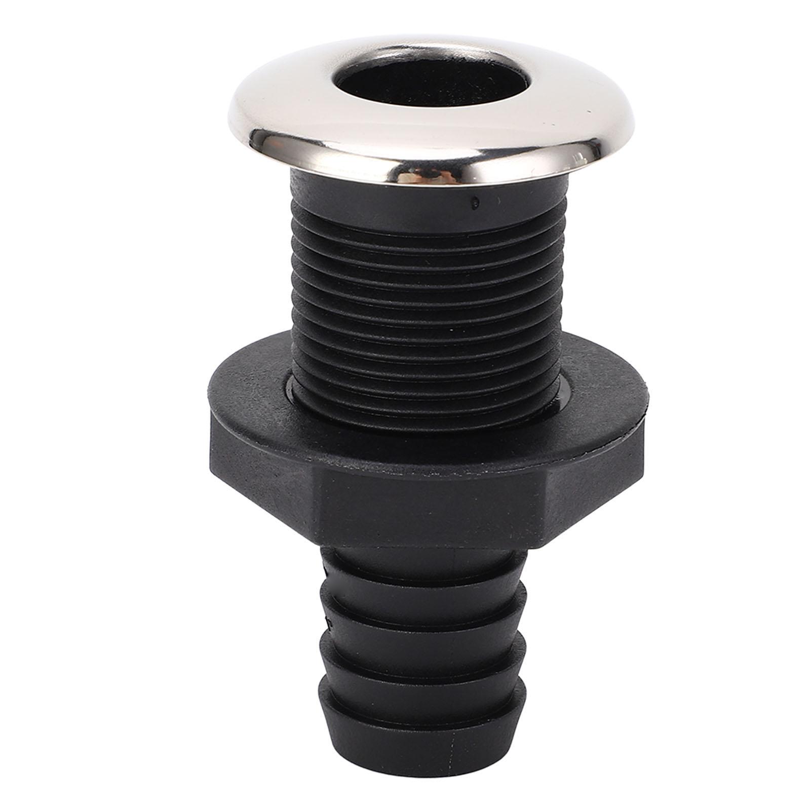 

Marine Drain Plug 25mm 1in Nylon Protective Versatile Boat Drain Plug for Kayak Fishing Boat Yacht Straight Tube,