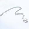 Olympus God Zeus round Pendant Men's Necklace Stainless Steel Ancient Mythology Jewelry Fashionable Titanium Steel Male Acces...