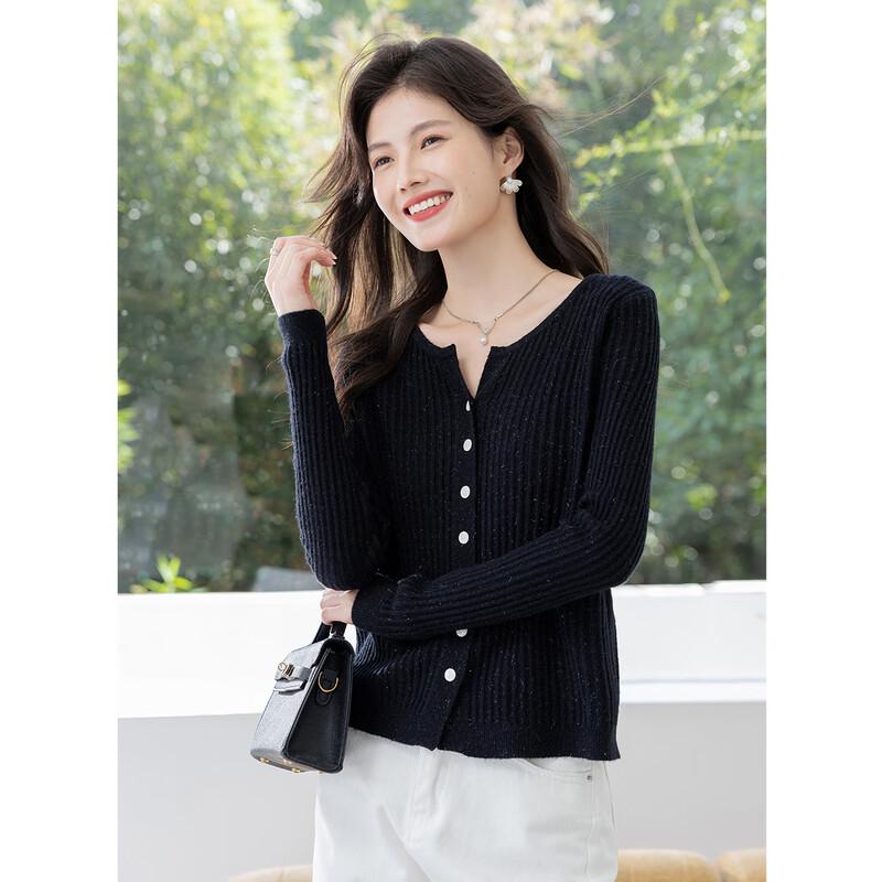 MOCANA Women's Elegant Long Sleeve Knit Sweater