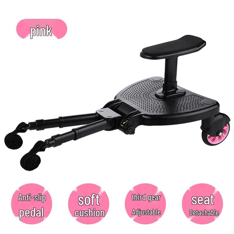 Stroller Add-On: Child Standing Board & Auxiliary Seat for Second Kid