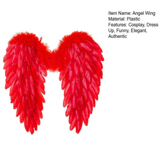 Yousheng Angel Wings for Kids Girls Fairy Feather Wings Costume Fancy Party Dress Up Accessories for Halloween Cosplay Party