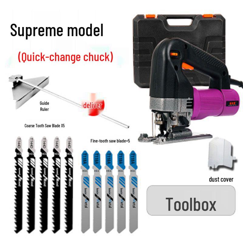Industrial-Grade Multifunctional Reciprocating Scroll Saw - Electric Woodworking Jigsaw