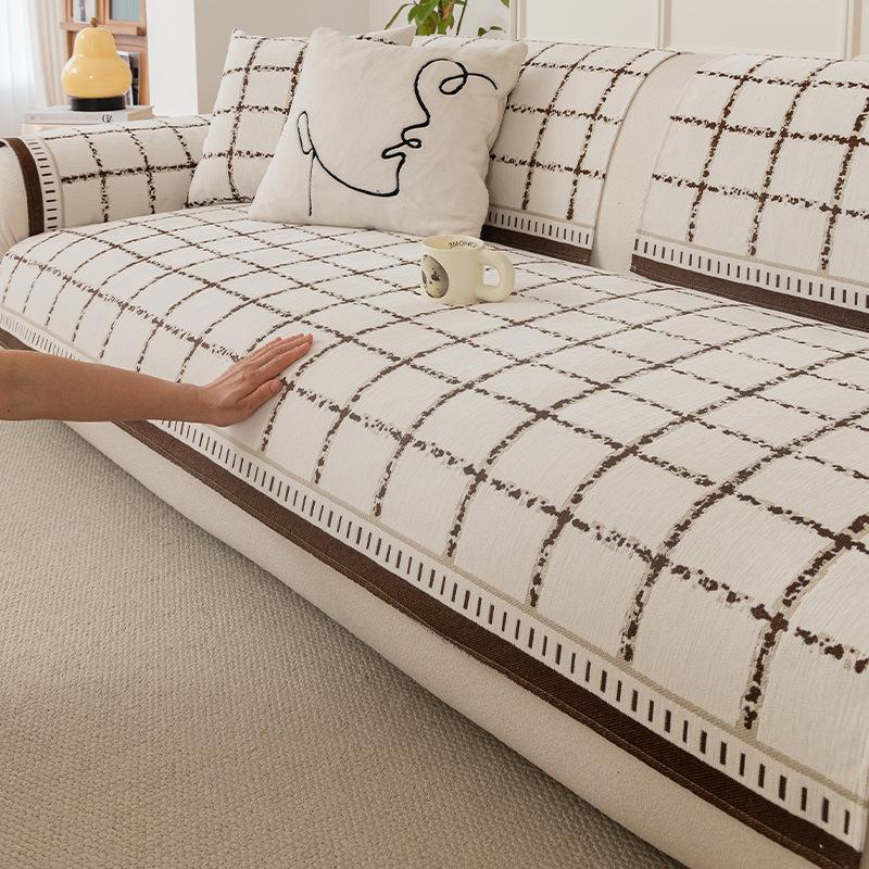 

Chenier Sofa Cushion, New Anti-cat Scratch Straight Row Seat Cushion, All-season Non-slip Sofa Cover Cover 90*160CM