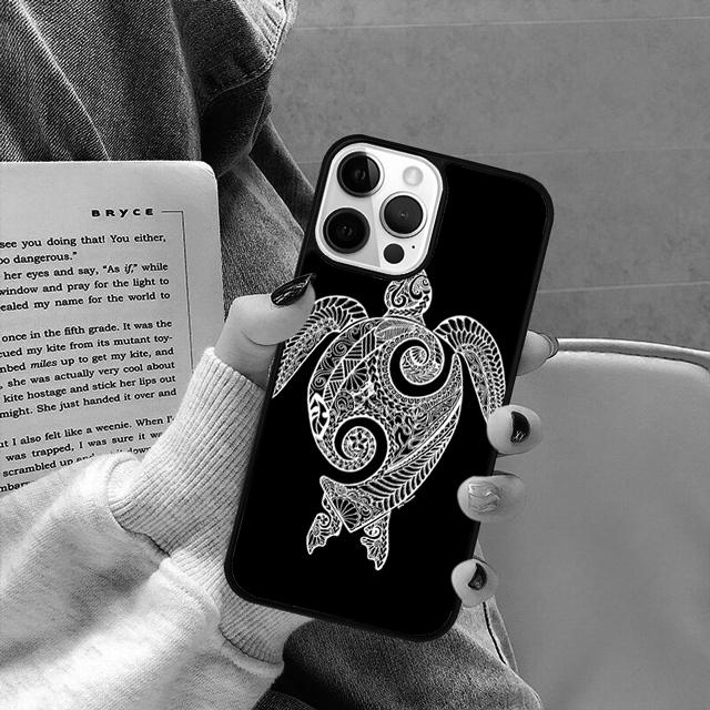

Maori Tribal Samoan Polynesian Phone Case Cover for iPhone 17 Air 16 16e 15 13 14 11 12 Pro Max Plus coque fundas iPhone 16