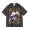 Japanese Anime Ghost Killing Blade Black Death Mou Animation Peripheral Short Sleeve Summer Tshirts for Unisex and Women