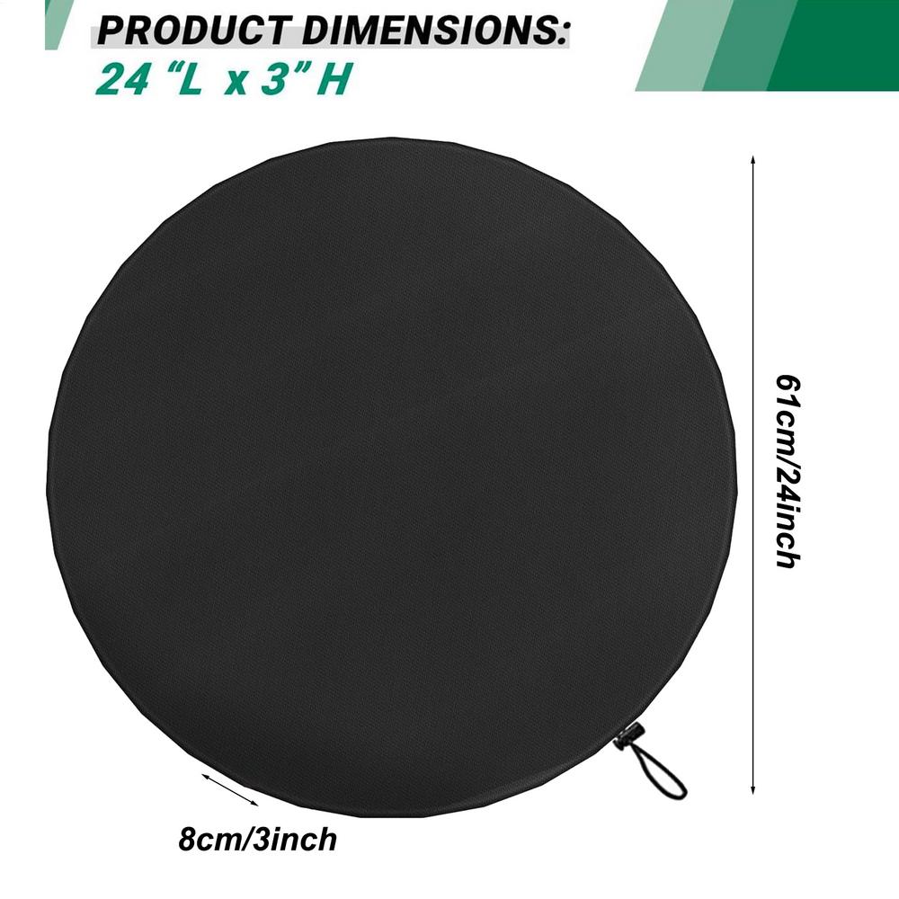 

Dartboard Cover Heavy Duty 600D Oxford Waterproof Protecive Outdoor Indoor Dartboard Dust Cover for 24inch Dart Board