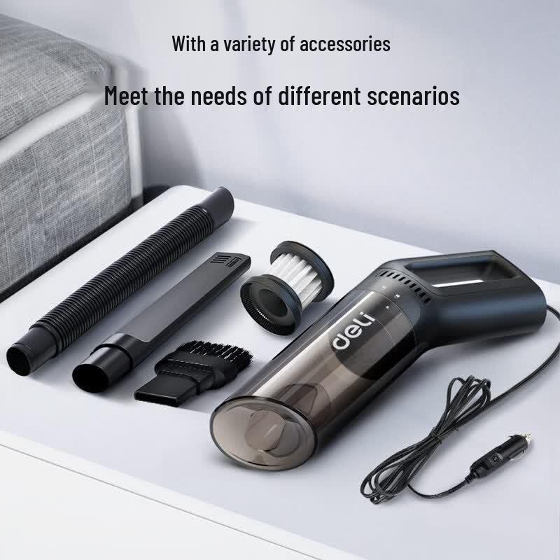 Deli DL8081 Classic Wired Portable Car Vacuum Cleaner