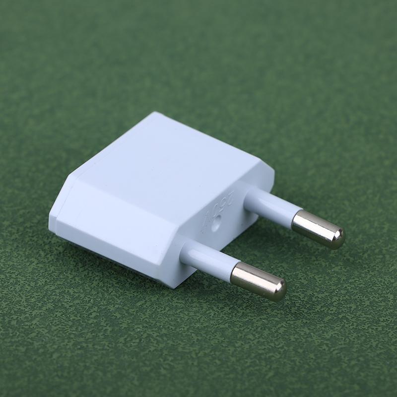 2Pcs Eu Adapter Travel Converter Adapter American China Us To Eu Plug Euro Plug Electrical Adapter Ac Electrical Socket