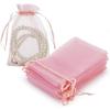 New 50/100pcs Organza Bags Jewelry Packaging Bag Sachets for Packaging Jewelry Pouch Gift Bracelet Packaging SSBZD01