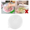 2Pcs Transparent Visible Food Fresh Cover Resin Storage Cover Bowl Leftover Sealing