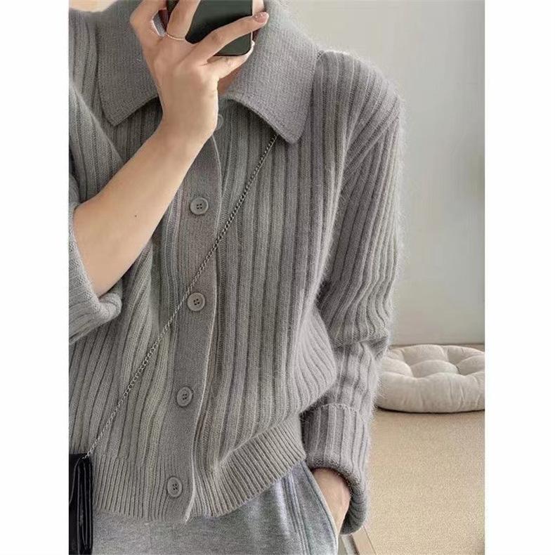 YYFS Damenmode, lässig, Herbst/Winter, einfarbig, mit langem Ärmel, Rollkragen