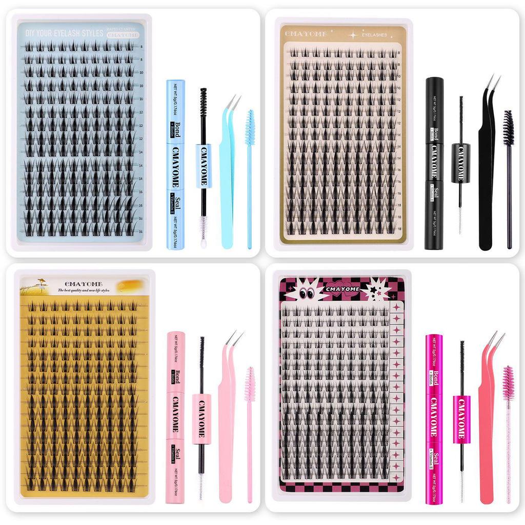 New Style DIY Cluster False Eyelashes: Japanese & Korean Natural Dense Segments