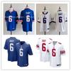 New York Giants 6 Jaxson Dart Football Jersey Mens Athletic Sportswear