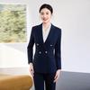 Women's Navy Blue Professional Suit Set