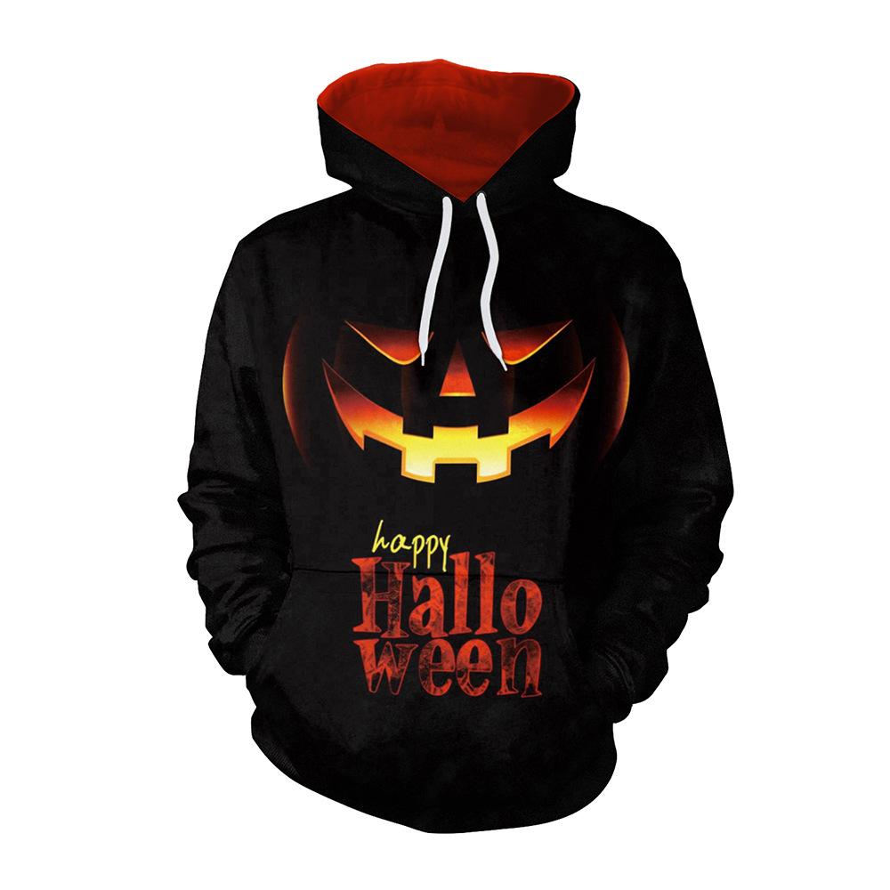 Autumn and winter new cartoon cartoon digital printing Halloween sweater
