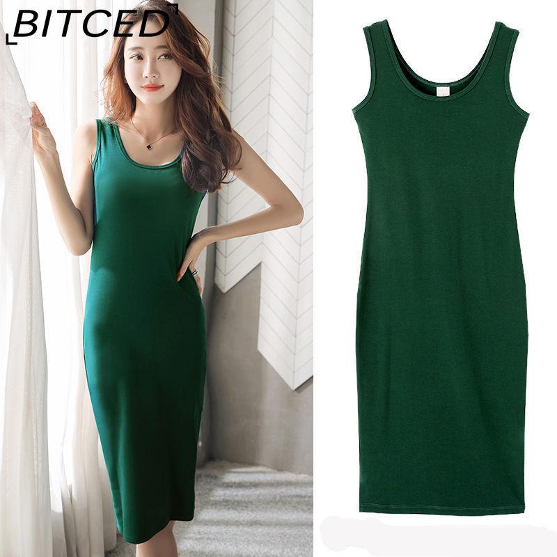 BITCED Women Fashion Round Neck Sexy Sleeveless Mini Dress Fashion Dress