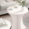 Coffee Table Set 2 pcs White Solid Pine Wood