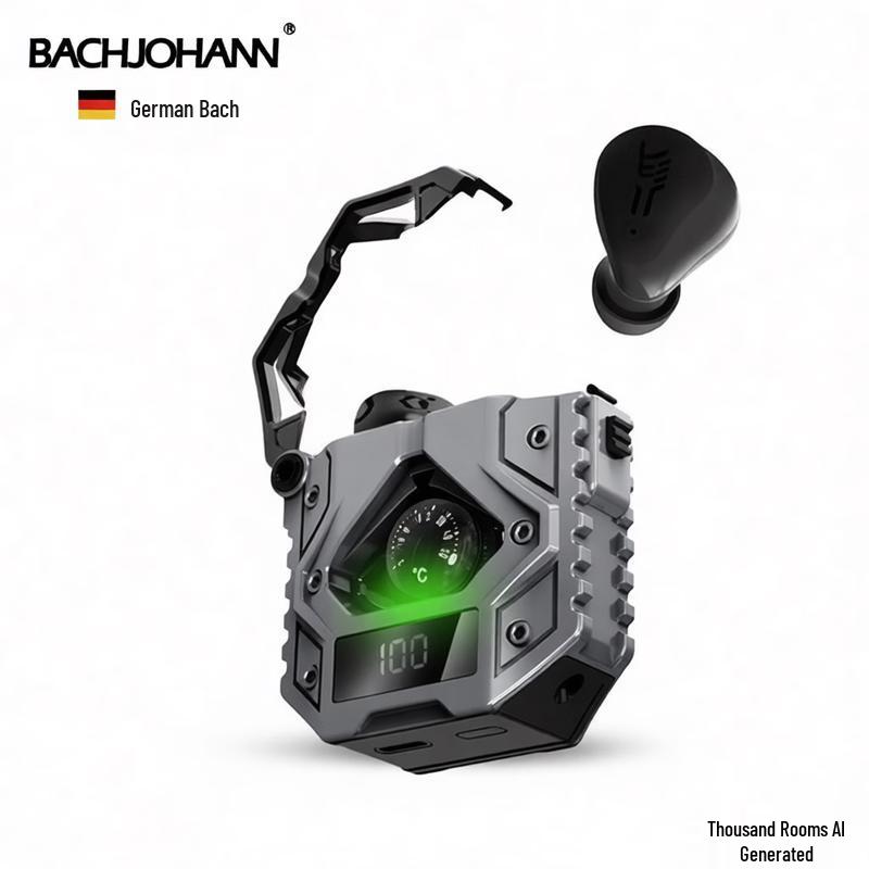 

Bach Johann T9 Alloy Mecha Style True Wireless Bluetooth Earbuds