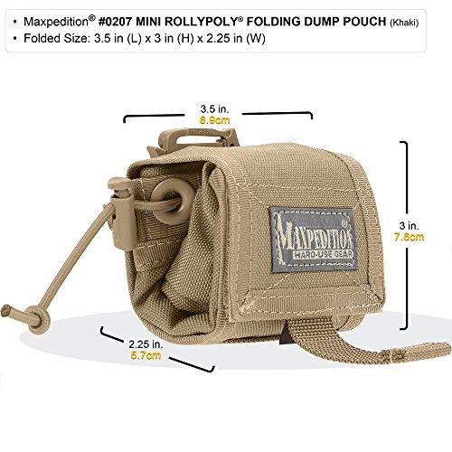 Maxpedition Foldable Dump Pouch, Rollypoly, OD Green