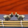 Mini Retro Brass Wall Highland Cattle Sculpture Hand Toy Gift Keychain Ornament Home Office Desk Decorative Ornament