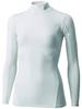 Tennis Shirt White Size M Size Women's High-Neck Long-Sleeve STBF1504, (001), (Japan M)