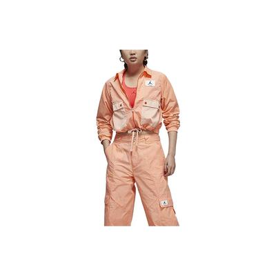 Giacca Tessuta con Coulisse e Tasca Color Block da Donna Giubbotti Arancione DD6993-800