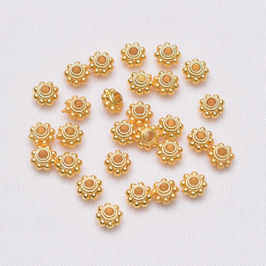 100pcs Color-Preserving Bead Bracelet, Bead Spacer, Diy Handmade Bracelet, Necklace, Beaded Material Spacer.