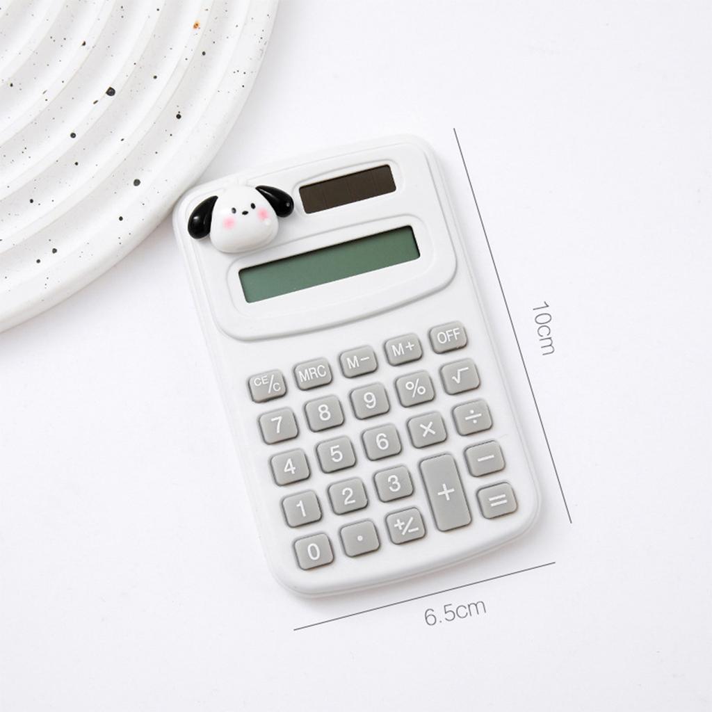 Portable Mini Cute Calculator Cartoon Digit Calculator Students Office School Supplies Stationery