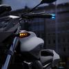 Motorcycle Scootor LED Handlebar End Turn Signal Corner Light DC12V Flasher Handle Grip Blinker Side Marker Hand Lamp 2x