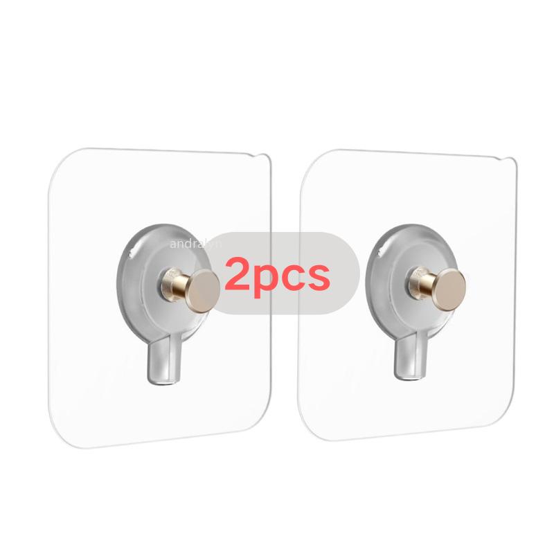 Strong Adhesive Nails Wall Hooks Closet Cabinet Shelf Pegs Screws Wall Hangers Kitchen Bathroom Punch-Free Self-adhesive Hooks