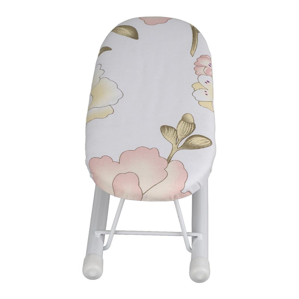 Foldable Space Saving Mini Ironing Board Home Travel Sleeve Cuffs Collars Handling Table(Peony)
