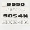 CXAFM1 Silver Black 50S4M 38S4M 40S 60S B550 850S B50 ABS Emblem for Mercedes Benz Brabus S W221 W222 W223 Car Trunk Badge Logo Sticker